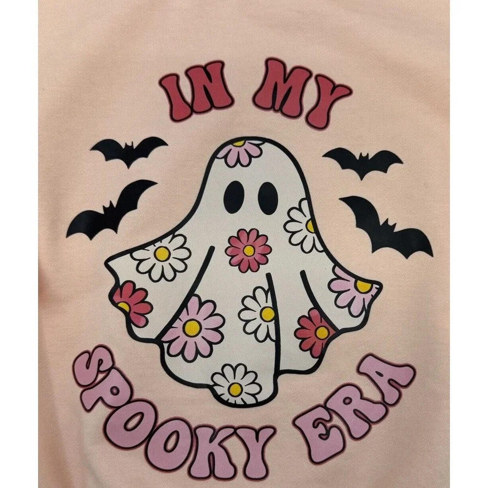In My Spooky Era One Piece Outfit Baby Girl 6-12 Month Pink Ghost Halloween